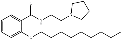 o-(Nonyloxy)-N-[2-(1-pyrrolidinyl)ethyl]benzamide Struktur