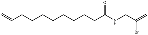 10-Undecenamide, N-(2-bromoallyl)- Struktur