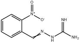 2-[(2-nitrophenyl)methylideneamino]guanidine Struktur