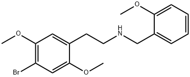 2-(4-broMo-2,5-diMethoxyphenyl)-N-(2-Methoxybenzyl)ethanaMine Struktur