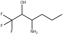 3-amino-1,1,1-trifluorohexan-2-ol Struktur