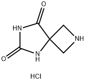 2,5,7-Triazaspiro[3.4]octane-6,8-dione hydrochloride Struktur