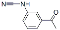 Cyanamide, (3-acetylphenyl)- (9CI) Struktur