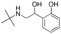 Benzenemethanol, alpha-(((1,1-dimethylethyl)amino)methyl)-2-hydroxy-,  (+-)- Struktur