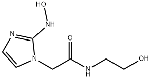 1-(N-(2-hydroxyethyl)acetamido)-2-hydroxylaminoimidazole Struktur