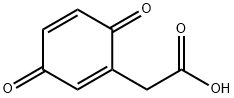 Benzoquinoneacetic acid Struktur