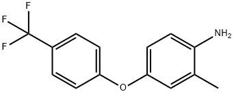 2-METHYL-4-(4-TRIFLUOROMETHYL-PHENOXY)-PHENYLAMINE Struktur