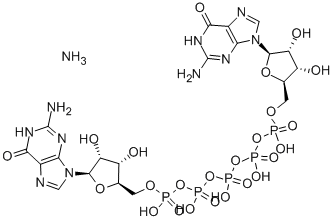 DIGUANOSINE PENTAPHOSPHATE AMMONIUM SALT Struktur