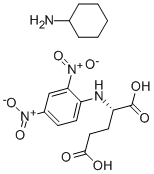 N-2,4-DNP-L-GLUTAMIC ACID DI(MONOCYCLOHEXYLAMMONIUM) SALT Struktur