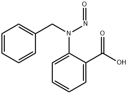 2-[nitroso(phenylmethyl)amino]benzoic acid Struktur