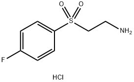 2-(4-FLUORO-BENZENESULFONYL)-ETHYLAMINE HYDROCHLORIDE Struktur