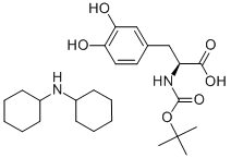 BOC-PHE(3,4-DIHYDROXY)-OH DCHA Struktur