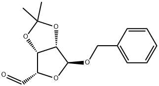 Benzyl 2,3-O-Isopropylidene-α-D-mannopentenofuranoside-6-aldehyde Struktur