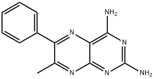 Pteridine, 2,4-diamino-7-methyl-6-phenyl- Struktur