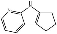 CYCLOPENTA[4,5]PYRROLO[2,3-B]PYRIDINE, 5,6,7,8-TETRAHYDRO Struktur