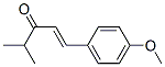 1-Penten-3-one, 1-(4-methoxyphenyl)-4-methyl- Struktur