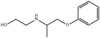 2-[(1-methyl-2-phenoxyethyl)amino]ethanol Struktur