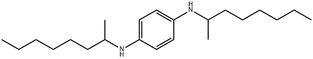 N,N'-BIS(1-METHYLHEPTYL)-P-PHENYLENEDIAMINE Struktur