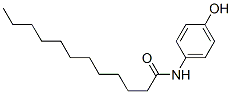 N-(4-hydroxyphenyl)dodecanamide Struktur