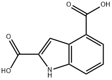 Indole-2,4-dicarboxylic acid Struktur