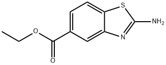 5-Benzothiazolecarboxylicacid,2-amino-,ethylester(6CI,9CI) Struktur