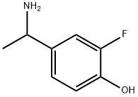 4-(1-aminoethyl)-2-fluorophenol(SALTDATA: HBr) Struktur