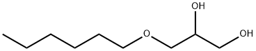 3-(Hexyloxy)-1,2-propanediol Struktur