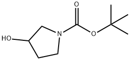 (R)-1-Boc-3-hydroxypyrrolidine Structure