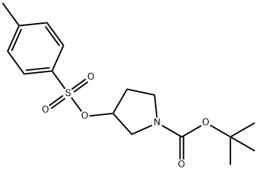 1-BOC-3-(TOLUENE-4-SULFONYLOXY)-PYRROLIDINE Struktur