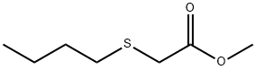 (Butylthio)acetic acid methyl ester Struktur