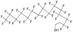 3,3,4,4,5,5,6,6,7,7,8,8,9,9,10,10,11,11,12,12,13,13,14,14,15,15,16,16,16-Nonacosafluorohexadecane-1-thiol Struktur