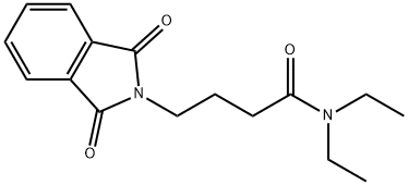 N,N-Diethyl-1,3-dioxo-2-isoindolinebutyramide Struktur