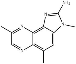 3,5,8-trimethylimidazo(4,5-f)quinoxalin-2-amine Struktur