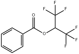 1,1,1,3,3,3-HEXAFLUOROISOPROPYL BENZOATE Struktur