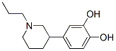 3-(3,4-dihydroxyphenyl)-N-n-propylpiperidine Struktur