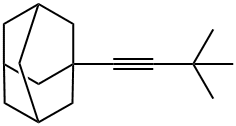 1-(3,3-dimethylbut-1-ynyl)adamantane Struktur