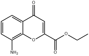 ethyl 8-aMino-4-oxo-4H-chroMene-2-carboxylate Struktur