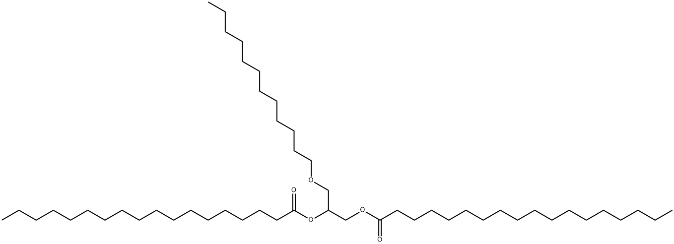 Bisstearic acid 1-[(dodecyloxy)methyl]ethylene ester Struktur