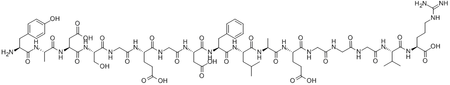 (TYR0)-FIBRINOPEPTIDE A Struktur