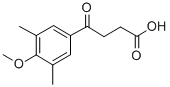 4-(3,5-DIMETHYL-4-METHOXYPHENYL)-4-OXOBUTYRIC ACID Struktur