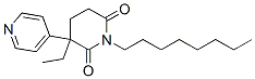 N-octylpyridoglutethimide Struktur