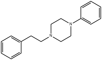 1-Phenethyl-4-phenylpiperazine Struktur