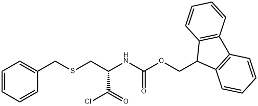 FMOC-CYS(BZL)-CL Struktur