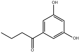 3-5-dihydroxybutyrophenone  Struktur