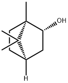 (1R,4R)-1,7,7-Trimethylbicyclo[2.2.1]heptan-2α-ol Struktur