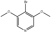 4-BroMo-3,5-diMethoxy-pyridine Struktur