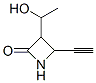 2-Azetidinone, 4-ethynyl-3-(1-hydroxyethyl)- (9CI) Struktur