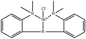 Bis[(2-dimethylamino)phenyl]amine nickel(II) chloride Struktur