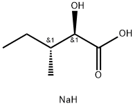 D-2-HYDROXY-3-METHYLVALERIC ACID SODIUM Struktur