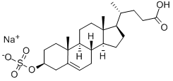 3B-HYDROXYCHOL-5-EN-24-OIC ACID*3-SULFAT E SODIUM Struktur